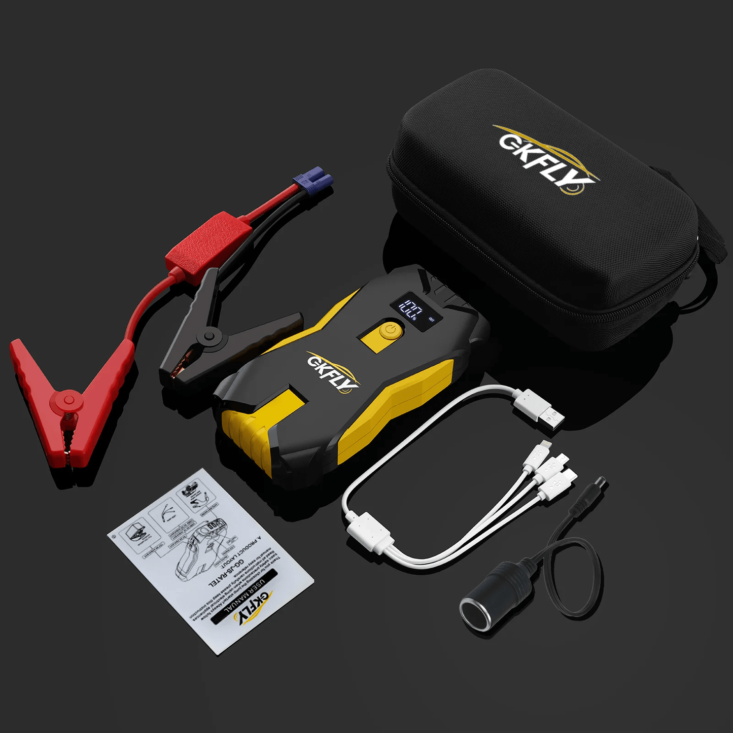 Démarreur Voiture - CarJumpStarter™ - Noir Doré - Entretiendauto