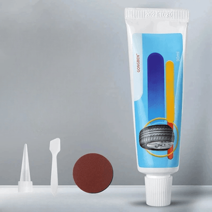 Réparation Pneu Crevé - TyreGlueLiquid™ - Bleu - Entretiendauto